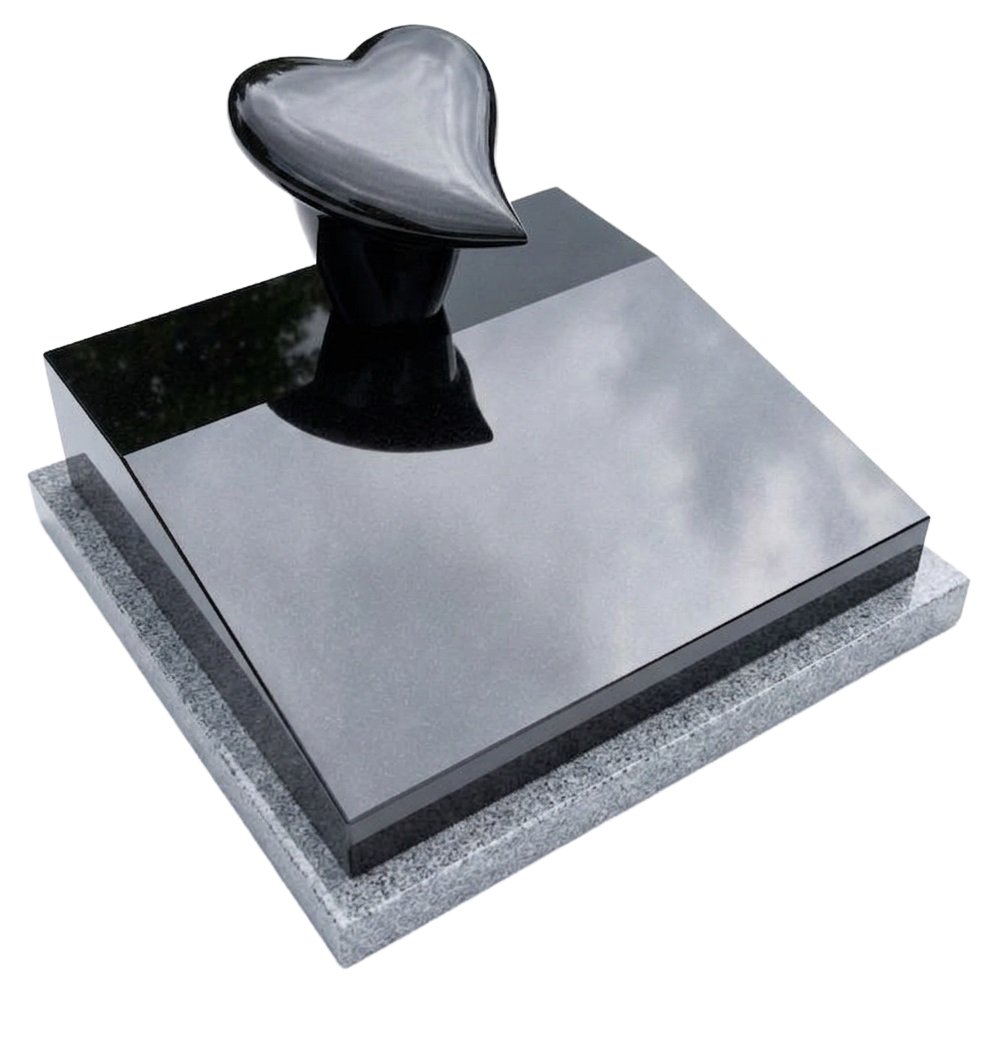 Desk Vase Memorial with Heart