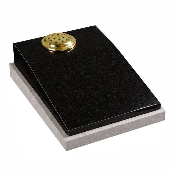 Black Granite Wedge Memorial