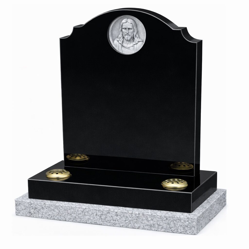 Carved Jesus Headstone