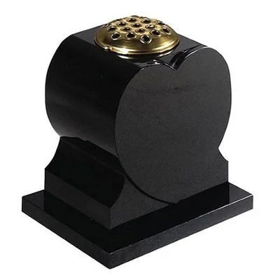 Granite Heart Vase Memorial