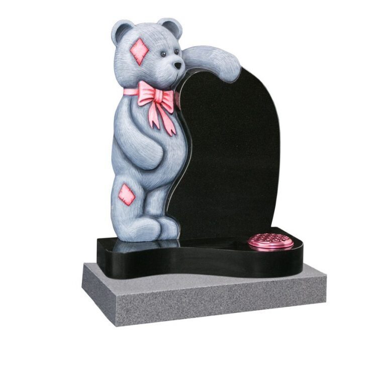 Teddy Bear Memorial Headstone