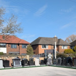 Showroom and yard memorial display